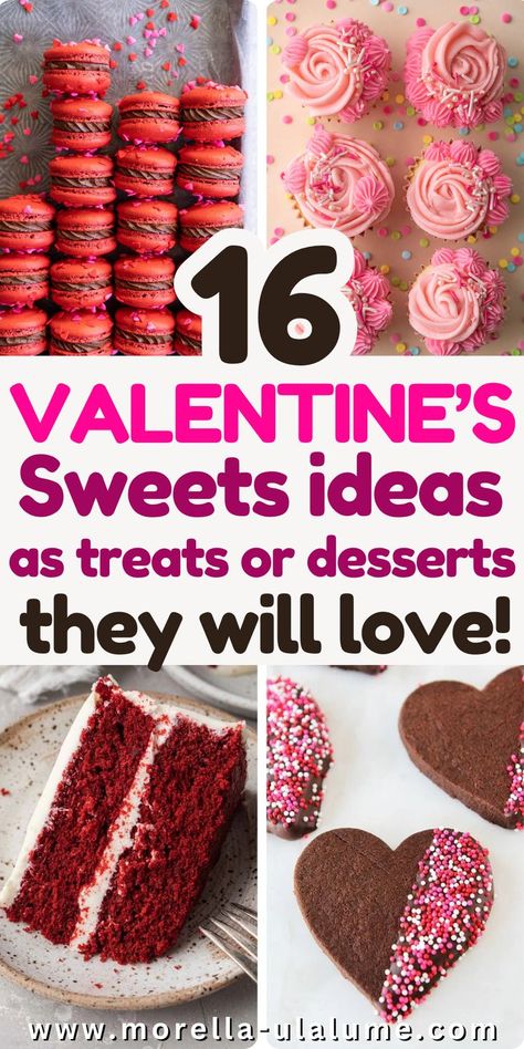 Indulge in love this Valentine’s Day with these delicious sweet treat ideas! 🍫💕 From easy homemade desserts to creative treat boards and gift boxes, these Valentine sweets are perfect for kids, him, or anyone you love. Discover simple recipes and fun ideas to make this holiday extra sweet. Click now for Valentine’s treats inspiration! Valentine Themed Desserts, Valentines Food Gift Ideas, Mini Valentines Desserts, Small Valentines Desserts, Easy Valentine Treats For Adults, Valentines Treat Boxes Sweets Diy, Valentine Treat Recipes, Valentines Strawberry Ideas, Valentines Day Desserts To Sell