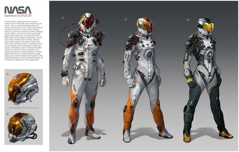 Art Costumes, Sci-fi Armor, Concept Art World, Suit Of Armor, Space Suit, Star Citizen, Armor Concept, Sci Fi Art, Character Concept