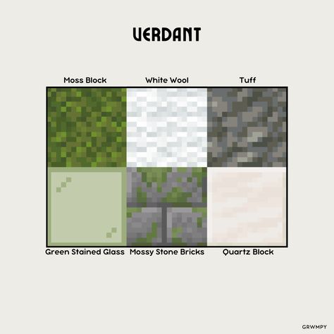 Enjoy :) #minecraft Easy Minecraft House Designs, Minecraft Roads, Minecraft Block Palette, Minecraft Overgrown, Block Pallets, Minecraft Building Guide, Rumah Minecraft Sederhana, Minecraft Blocks, Minecraft House Plans