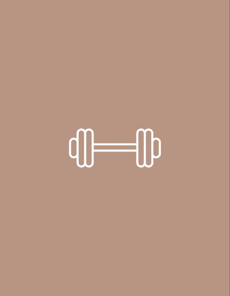 Gym App Icon, You Tube App Icon Aesthetic Brown, Fitness Icons Instagram, Brown Fitness Icon, Beige Icons Youtube, Neutral Icons, Gym App, Baige Apps Logo, Gym Icon