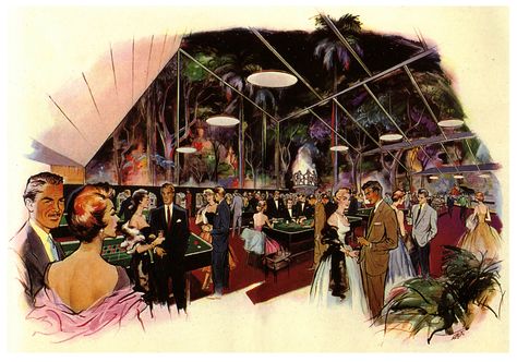 The Tropicana's New All-Glass Casino | by paul.malon Cuba Party, Ghost Orchid, Cuban Culture, Florida International University, Retro Interior, Havana Cuba, Vintage Havana, Tropical Garden, Cabaret