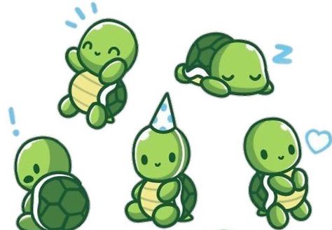 Happi turtles Turtle Cute, Turtle Drawing, Cute Doodle, Baby Turtles, Feminine Tattoos, Cute Easy Drawings, Cute Little Drawings, Cute Doodles, Easy Drawings