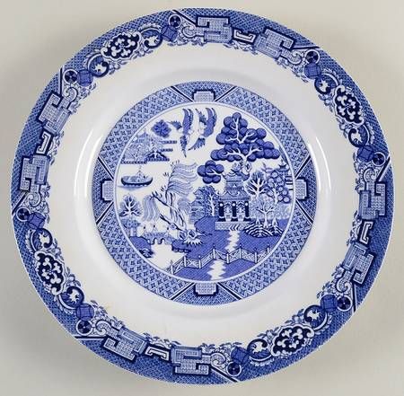 Blue Willow Pattern, Blue Willow China, Large Fruit Bowl, Wood Napkin Holder, Wood Cheese Board, Tiered Serving Trays, Pedestal Cake Stand, Willow Pattern, Blue And White China