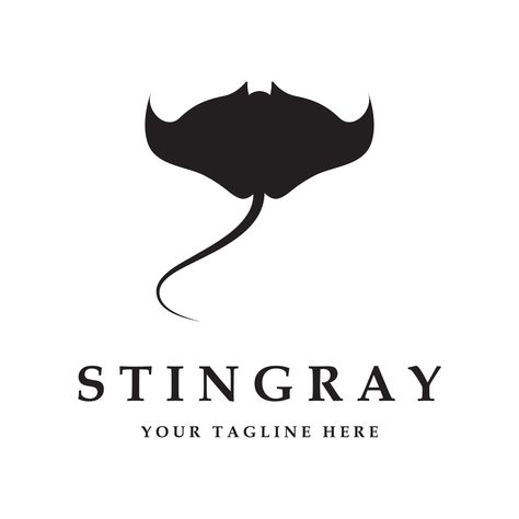 Stingray Logo, Fish Logo, Leather Logo, Stingray, Vector Art, Diving, Vector Free, Royalty, Royalty Free