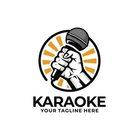 Karaoke Logo Design, Karaoke Logo, Design Vector, Karaoke, Vector Art, Logo Design, ? Logo, Quick Saves, Design