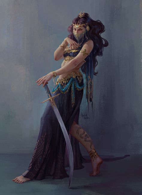 ArtStation - August characters, Ekaterina Mikhailova Raven Artwork, Yuan Ti, Rpg Characters, Female Character Concept, The Dancer, Fantasy Setting, Fantasy Artist, Female Character, Winter Art