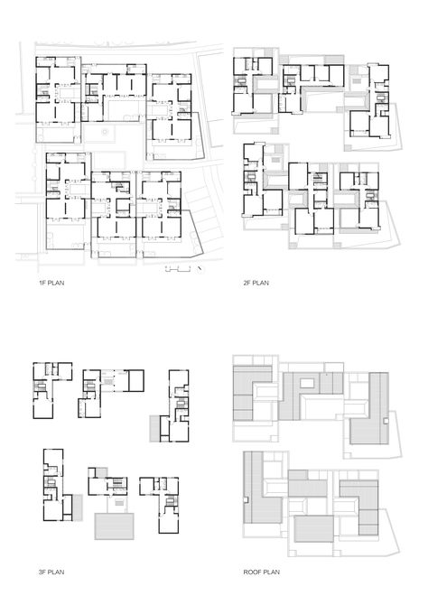 Gad Line+ Studio creates low-cost housing in rural Chinese village Housing Projects Architecture Masterplan, Hospital Plans, Business Logic, Chinese House, Low Cost Housing, Architecture Concept Diagram, Unit Plan, Vernacular Architecture, Traditional Building