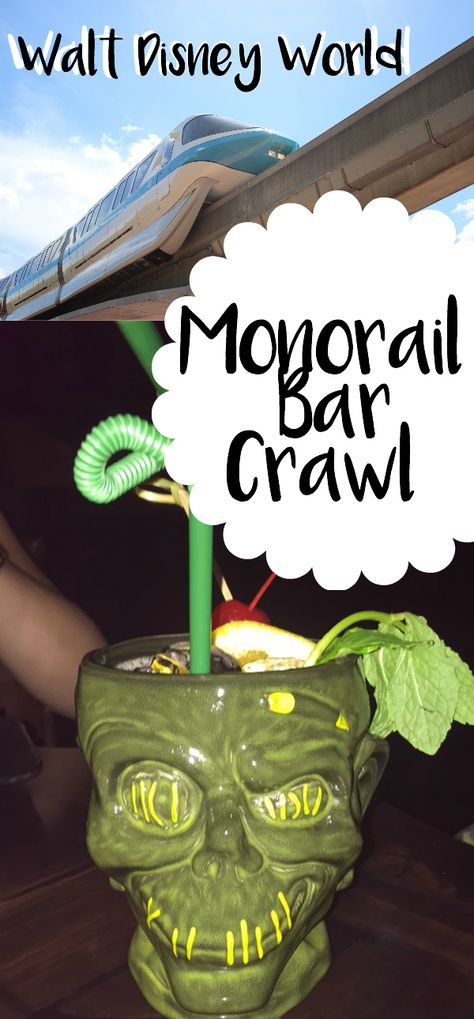 Monorail Crawl Disney, Disney Monorail Bar Crawl, Monorail Bar Crawl, Disney Passholder, Disney World Monorail, Disney 2025, Disney Activities, Vacay Ideas, Disney 2023