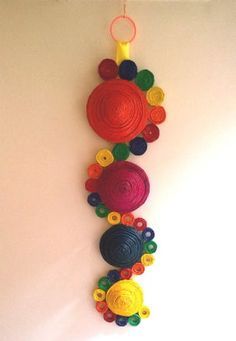 Wall Hanging - Instructables Diy Wall Hanging Paper, Newspaper Crafts Diy, Hanging Crafts, Paper Quilling Patterns, Paper Wall Hanging, 3d Quilling, Magazine Crafts, Quilling Craft, Newspaper Crafts