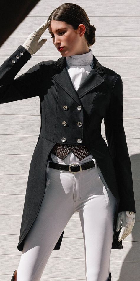 Horse Riding Outfit Women, Dressage Outfit, Tail Coat, Horse Riding Outfit, Women's Equestrian, Equestrian Chic, Horse Riding Clothes, Show Jackets