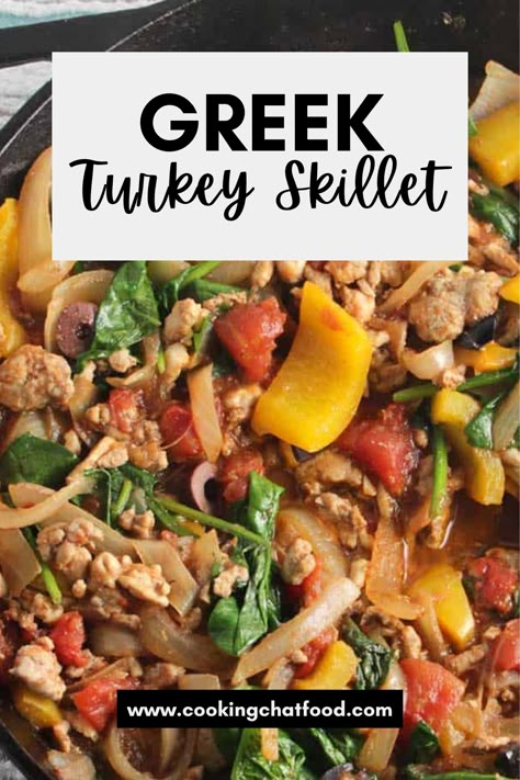 Healthy Mediterranean Dinner, Ground Turkey And Feta Cheese Recipes, Heart Healthy Ground Turkey Recipes, Greek Ground Turkey Recipes, Mediterranean Diet Recipes With Ground Turkey, Ground Turkey With Spinach Recipes, Mediterranean Diet Ground Turkey Recipes, Mediterranean Recipe With Ground Turkey, Turkey Spinach