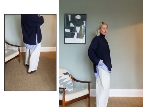 our own way — Graham St. Fashion blog homepage Linda Wright, Blog Homepage, Casual Trendy Outfits, Blue Suede Pumps, Navy Denim Jacket, Birkenstock Style, Beige Trench Coat, Slimmer Belt, Denim Workwear