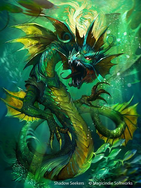 ArtStation - Jade Serpent, Pascal Vasile Jade Dragon Art, Sea Kingdom, Water Serpent, Green Dragons, Serpent Dragon, Eastern Dragon, Look Wallpaper, Legendary Dragons, Dragon Artwork Fantasy