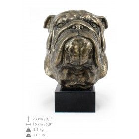 Bulldog Drawing, Bulldog Sculpture, Bulldog Statue, Polish Artist, Head Statue, Bulldog Art, Unique Gadgets, British Bulldog, Resin Statue