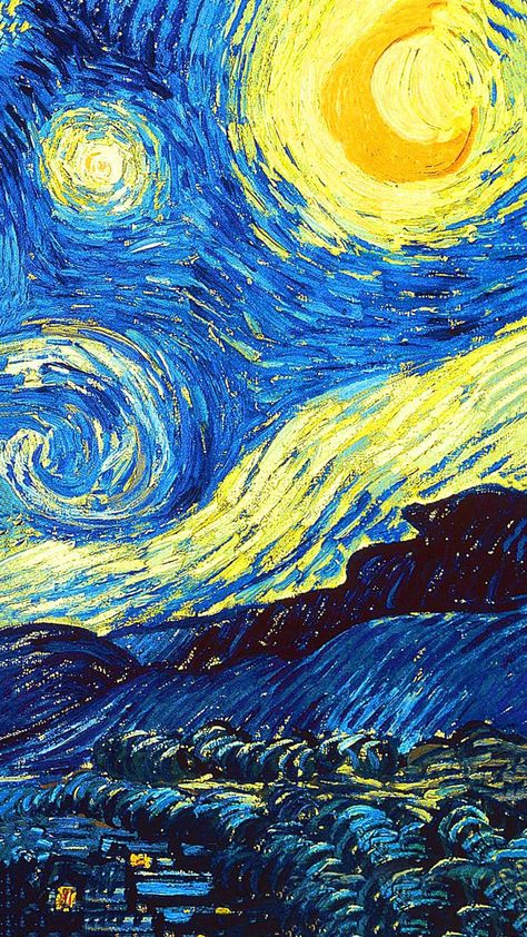 Iphone Wallpaper Van Gogh, Starry Night Iphone Wallpaper, Night Iphone Wallpaper, Spring Iphone Wallpaper Aesthetic, فنسنت فان جوخ, Frühling Wallpaper, Van Gogh Wallpaper, Starry Night Wallpaper, Spring Iphone Wallpaper