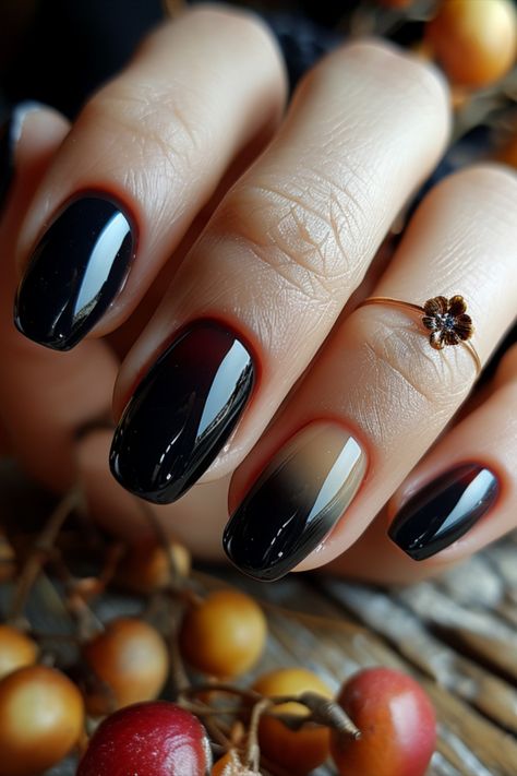 Black Ombre Nails Black To Brown Ombre, Brown Ombre Nails, Stage Dive, Sparkle Nail Designs, January Nail Designs, Black Ombre Nails, Nails Trend, January Nails, Black Ombre