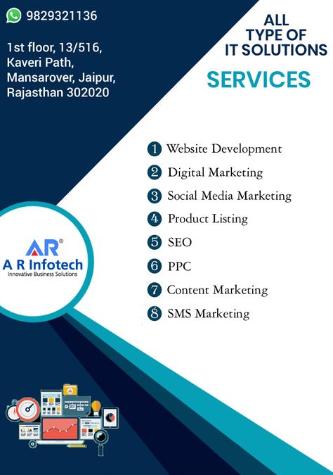 It Services Post, Our Services Post Design, Pamplet Design, Bad Typography, Advertising Infographic, Brochure Food, Education Banner, Design Campaign, Services Website