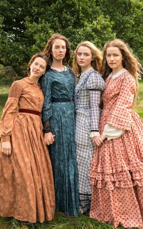 Little Women is a 2017 BBC television historical period drama adaptation of the 1868 novel by Louisa May Alcott. Little Women Photoshoot, The Paradise Bbc, Little Women Costumes, Beth March, March Sisters, Victorian Coat, Women In Dresses, Beau Film, Jo March