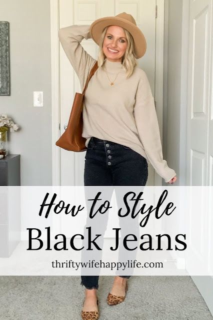 Black Pants And Jean Shirt Outfit, Black Jeans With Sweater Outfit, Black Jeans Outfit Ideas For Women, Black Jeans Outfit Winter Work, Black Wash Denim Jeans Outfit, Tops To Wear With Black Jeans, Black Jeans Outfit Fall 2024, How To Style Black Straight Leg Jeans, Casual Black Jeans Outfits For Women