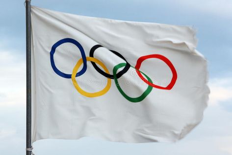 Maria Art, Olympic Flag, Flag Symbol, Waving Flag, Sports Images, Watch Party, Stock Photography Free, Image Photography, Olympic Games