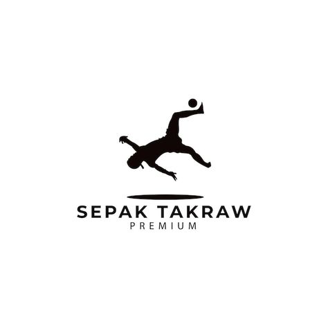 Players takraw and football sports logo ... | Premium Vector #Freepik #vector #ball #football-cartoon #foot-ball #tennis Sepak Takraw Logo, Takraw Aesthetic, Sepak Takraw Ball Logo, Football Cartoon, Sepak Takraw, Cricket Logo, Myanmar Quotes, Sports Drawings, Ball Football