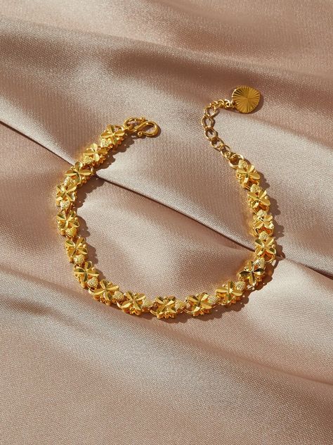 Cheap Delicate Chain Bracelet Jewelry, Cheap Gold Chain Bracelet Gift, Luxury Dainty Chain Bracelet For Wedding, Roses Bracelet Gold, Cheap Chain Bracelet For Gift, Luxury Dainty Link Gold Bracelet, Luxury Gold Bracelet With Adjustable Chain For Anniversary, Cheap Dainty Rose Gold Bracelet, Luxury Hand-set Gold Bracelet For Anniversary