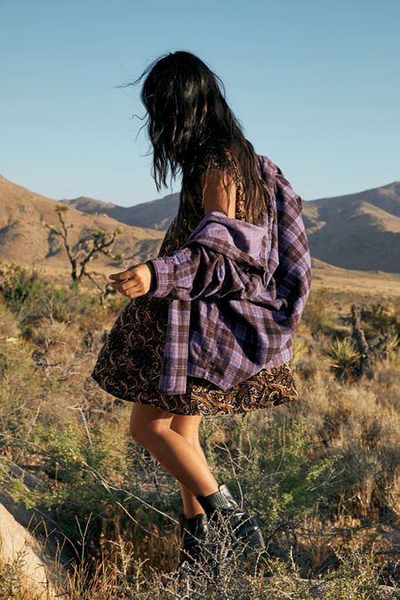 Prince Purple Rain Tee | Urban Outfitters Purple Flannel Outfit, Flannel Shirt Outfits, Urban Outfitters Flannel, Flannel Shirt Outfit, Flannel Outfit, Purple Flannel, Flannel Outfits, Prince Purple Rain, Womens Flannel Shirt