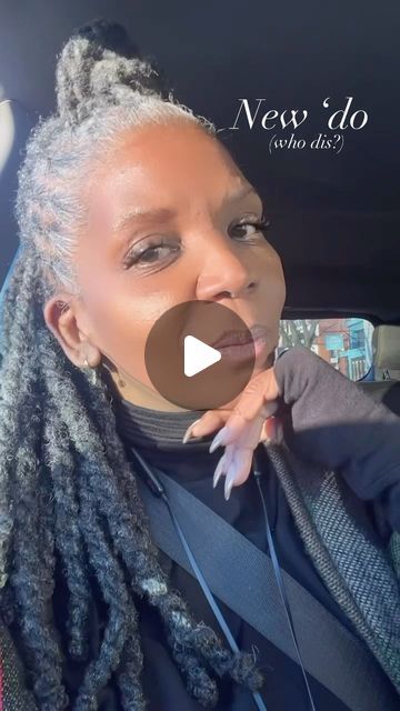 Lynne Lucas, MBA, PMP, CSM, AWS CCP on Instagram: "This loc style is all via @thehealingstylist at @loclovstyles
And super shout out for the creativity.  I had zero ideas this time, but this is exactly what I needed ❤️ 
——
#locs #locstylesforwomen #locd #locdhaircommunity" Locs Black Women Short, Grey Locs Black Women, Grey Hair Locs, Grey Locs, Locs Black Women, Hair Locs, Natural Gray Hair, Loc Styles, What I Need