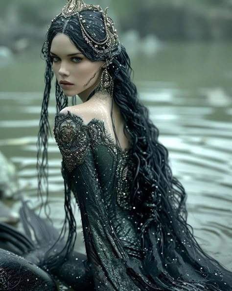 Look Gatsby, Dark Mermaid, Mermaid Aesthetic, Dark Fairy, Fantasy Photography, Fantasy Aesthetic, Arte Fantasy, 영감을 주는 캐릭터, Fantasy Fashion