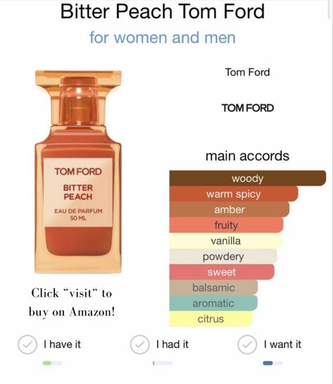 Tom Ford Perfume Bitter Peach, Tom Ford Peach Perfume, How To Smell Like Peaches, Perfume Recommendation, Fragrance Wheel, Peach Perfume, Circular Diagram, Tom Ford Bitter Peach, Peach Fragrance