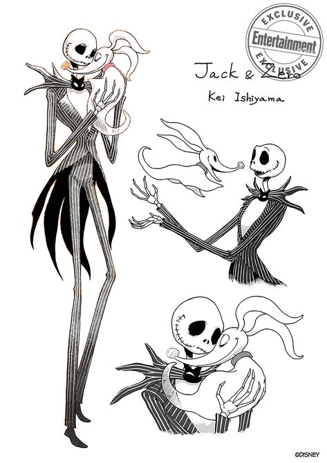 Jack and Zero get redesigned for <em>Nightmare Before Christmas</em> sequel comic Zero Nightmare Before Christmas Drawing, Nightmare Before Christmas Drawing, Jack Skellington Drawing, Tattoo Nightmares, Nightmare Before Christmas Pictures, Zero Nightmare Before Christmas, Tim Burton Tattoo, Jack Nightmare Before Christmas, Nightmare Before Christmas Characters