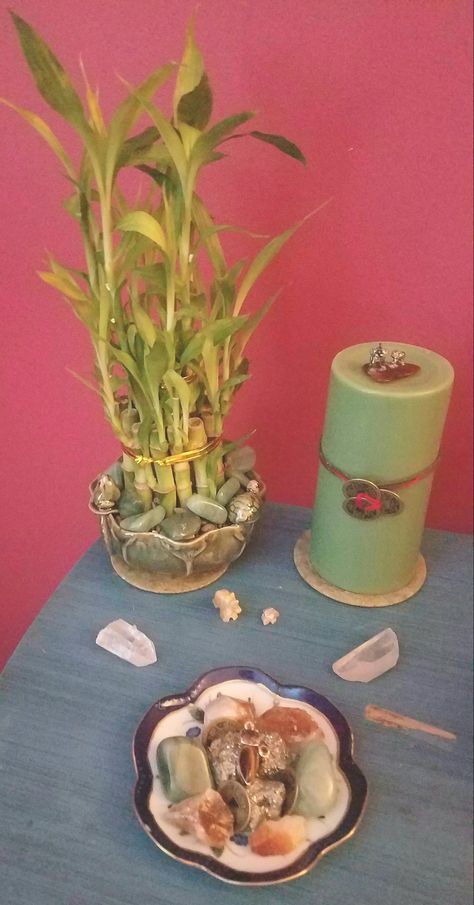 Wealth Prosperity Abundance Altar Abundance Altar, Money Bowl, Indoor Design, Prop Styling, Planter Pots, Bowl, Money, Design