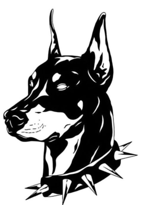 Doberman Neck Tattoo, Doberman Stencil, Doberman Pinscher Tattoo, Doberman Tattoo, Jack Tattoo, Health Tattoo, Black Work, Doberman Pinscher, Couple Tattoos