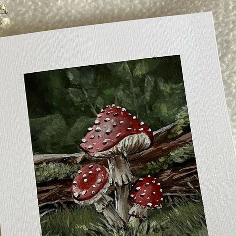 𝐹𝑒𝑦𝑧𝑎 𝐾𝑜𝑐𝑎𝑘 on Instagram: "Mushroom Collab with @artbybcccx 🍄❤️ She is a great artist! And it was great to do this work with her. Swipe over to see her amazing version 🥰😍 Check out her profile 🌼 • • • #acrylicpainting #painting #artwork #artist #acrylicart #paint #mushrooms #forest #paintingoftheday #artoftheday" Mushroom On Canvas, Acrylic Mushroom, Mushroom Acrylic Painting, Mushroom Artwork, Mushroom Forest Art, Brown Mushroom Painting, Mushroom Forest Painting Easy, Toadstool Painting Acrylic, Acrylic Paint Mushroom