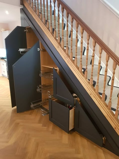 Under Stairs Shoes, Wine & Cupboard Storage | Nook Under Stairs Storage Living Room, Kitchen Cabinets Under Stairs, Under Steps Storage, Under Staircase Storage, Shoe Storage Under Stairs, Stairs Remodeling, Under Stairs Cupboard Storage, Stairs Storage Drawers, Wine Cupboard