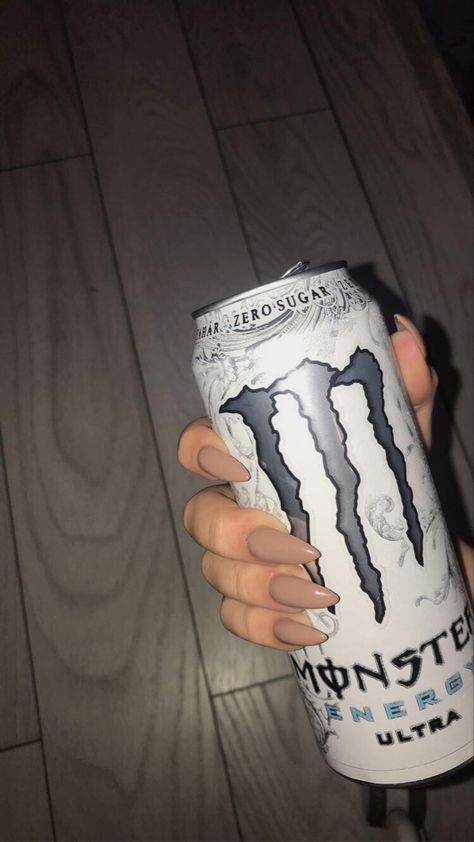 grunge monster can nails Beige Stiletto Nails, Monster Energy, Stiletto Nails, Nude Nails, Energy Drinks, Beverage Can, Nail Art, Nails