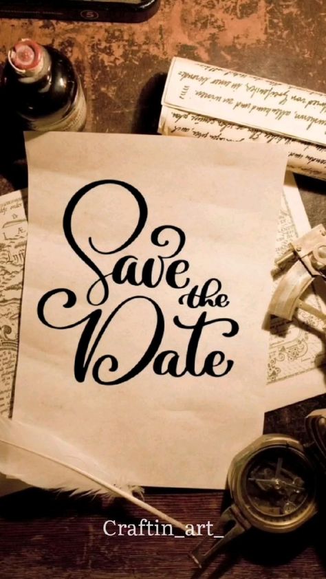 Nikkah Save The Date Ideas, Save The Date Vintage Wedding, Vintage Save The Date Background, Engagement Save The Date Photos, Vintage Save The Date Ideas, Save The Date Videos Wedding, Digital Save The Date Ideas For Weddings, Save The Date Video Templates Free, Save The Date Video Ideas