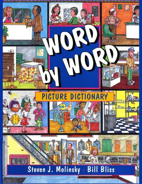 English Picture Dictionary, Dictionary Words, Picture Dictionary, English Dictionaries, Work Activities, English As A Second Language, Word Pictures, English Book, English Grammar