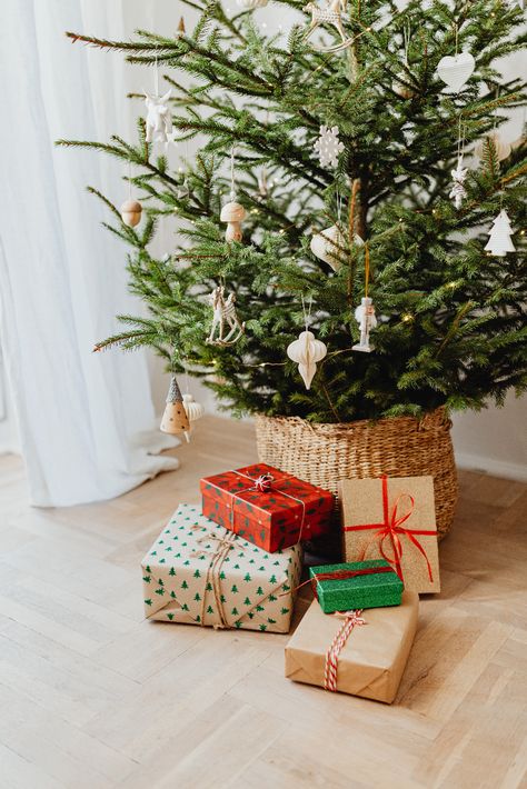 Presents Under a Christmas Tree · Free Stock Photo Presents Under Tree, Under The Christmas Tree, Tree Free, Christmas Tree With Gifts, Tree Gift, Reference Images, Merry Christmas And Happy New Year, Around The Corner, Festive Christmas