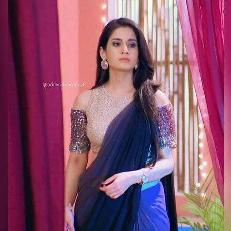 Saari Collection, Bride Sari, Hiba Bukhari, Hindi Serial Actress, Blouses Pattern, Arnav Singh Raizada, Hindi Serial, Aditi Rathore, Siya Ke Ram