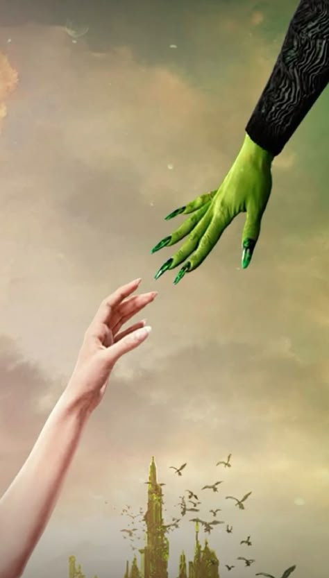 The Wiz Musical, Wicked Aesthetic, Ariana Grande Wicked, Ideas For Posters, Glinda Wicked, Wicked The Musical, Elphaba And Glinda, Wicked Movie, Wicked Witch Of The West