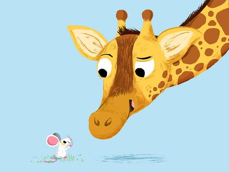 Giraffe Character Design, Disabled Art, Giraffe Cartoon, Giraffe Images, Giraffe Drawing, Giraffe Pictures, Giraffe Illustration, Cartoon Giraffe, 동화 삽화