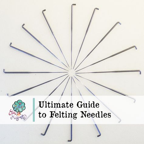 For the first installment of my Felting Fridays post, we're going to go over everything there is to know ... Felting Tools, Needle Holders, Wool Ideas, Felting Inspiration, Needle Felting Tools, Felting Needles, Needle Felting Supplies, Needle Felting Diy, Felting Ideas