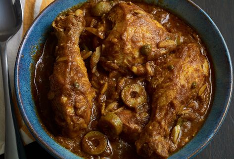 Almendrado with Chicken - Pati Jinich Cinnamon Chicken, Patis Mexican Table, Pati Jinich, Avocados From Mexico, Mexican Table, Casserole Set, Latin Food, Roasted Tomatoes, Mexican Dishes