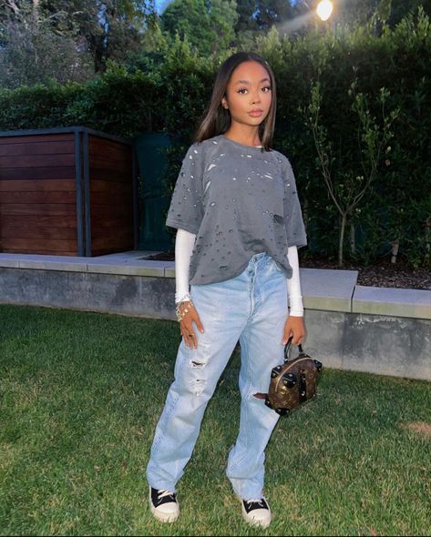 Skai Jackson Outfits Casual, Skai Jackson Outfits, Skai Jackson, Trendy Fits, Private Property, Girls Summer Outfits, Tween Outfits, October 1