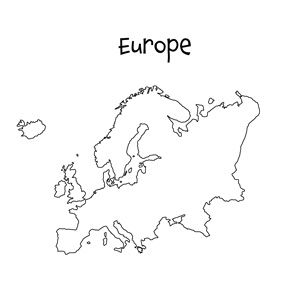 Blank Europe Map Map Of Europe, Europe Map Printable, Europe Map Outline, Blank World Map With Countries, Europe Blank Map, India Outline Map Hd, France Map Outline, Europe Continent Map, Geography Printables