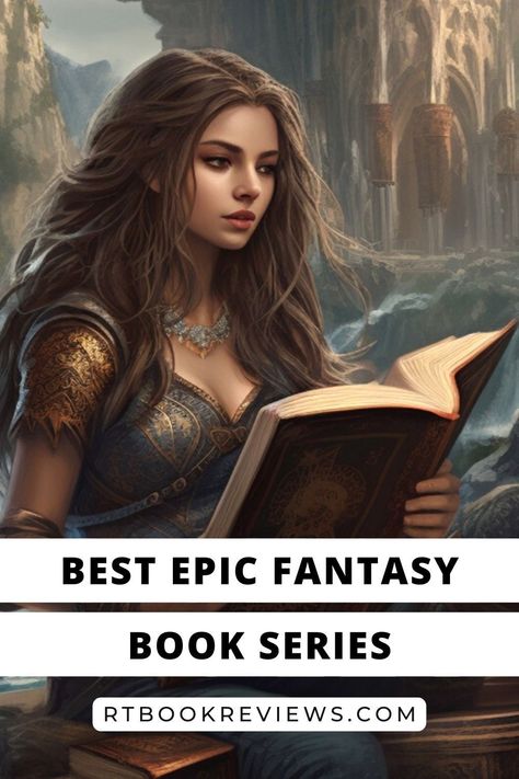 Looking for a new book to read? These epic fantasy books need to be at the top of your list! Tap to see the 9 best epic fantasy book series with enchanted realms, daring deeds, and sweeping adventures featuring unforgettable characters! #bestfantasybooks #fantasynovelseries #epicfantasybooks Best Fantasy Book Series, Fantasy Fiction Books, Dark Fantasy Novels, Epic Fantasy Books, Fantasy Reads, Fantasy Literature, Robert Jordan, Fantasy Book Series, Book To Read