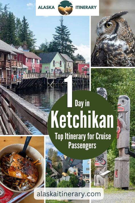 Ketchikan Alaska Cruise Port, Alaska Cruise Ports, Ketchikan Alaska, Alaska Adventures, Totem Poles, Wings Tour, Have A Day, Alaska Cruise, Cruise Port