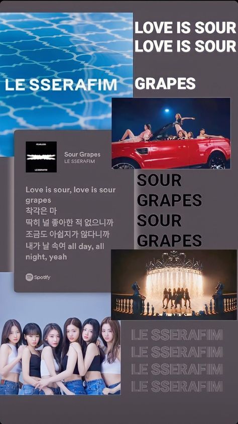 Love is sour grapes🍇 Sour Grapes Le Sserafim, Love Is Sour Grapes, Spotify Play, Sour Grapes, Play Game, Love Is, Games To Play, Grapes, Quick Saves