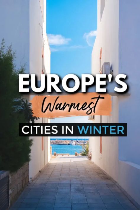 The 15 WARMEST Places to Visit in Europe This Winter Malta In February, Cities In Winter, Europe In December, Europe Food, Places To Visit In Europe, Best Places In Europe, Winter Travel Destinations, Cheap Places To Travel, Europe Holidays